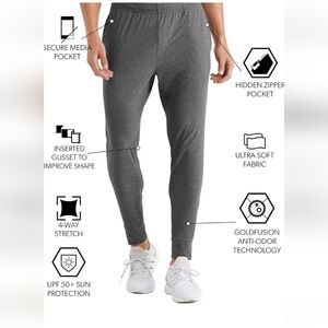 Rhone Men's Reign Midweight Jogger, Slim Athletic Fit, Moisture Wicking